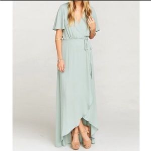 Show Me Your Mumu Wrap Dress